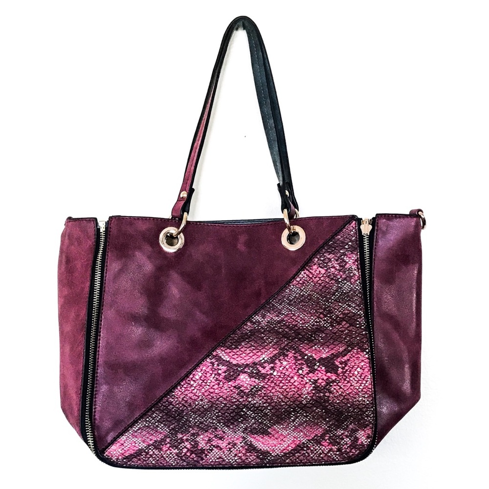 Trendy Suede Tote